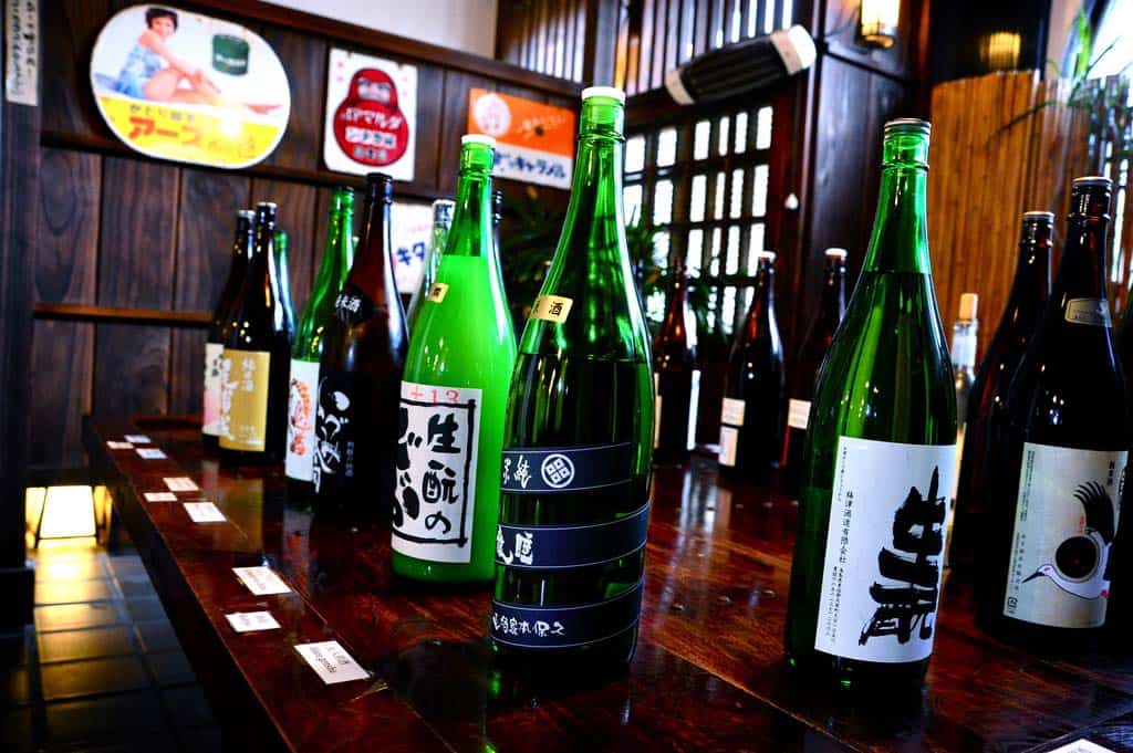 Tipi di sake (foto di Jason Wong)